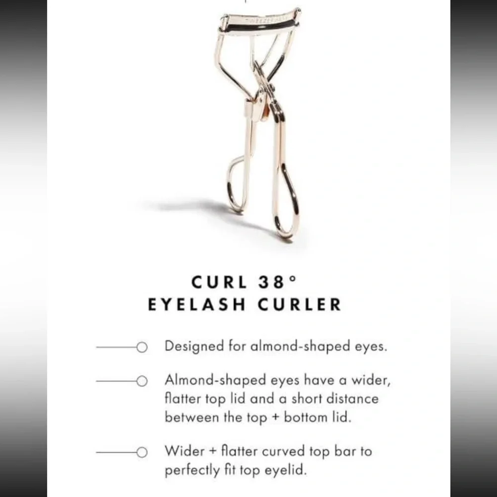 NEW IN BOX!! Tweezerman 38” Rose Gold Lash Curler 1055-PKR - Almond Eyes - Picture 2 of 2